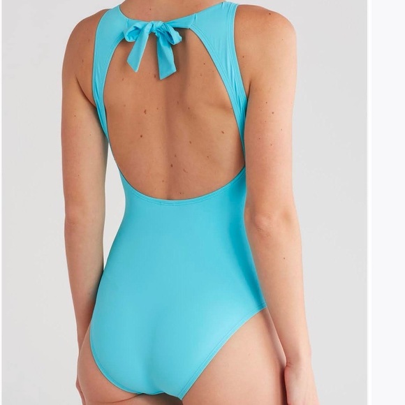 Tommy Bahama Pearl High Neck One Piece Swimsuit - Size 6 - Coral Coast - NWT - Picture 8 of 8